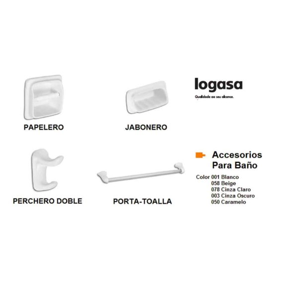 Accesorios para baño - Logasa