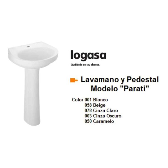 Lavamano y pedestal - Logasa