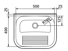 "94401/107 LAVAROPA 500X400mm"