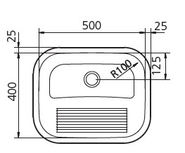 "94400/107 LAVAROPA 500X400mm"